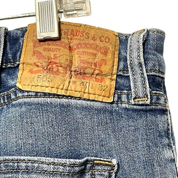 LEVI’S 505 Men’s Straight Leg Jeans 40x32 - Picture 3 of 4